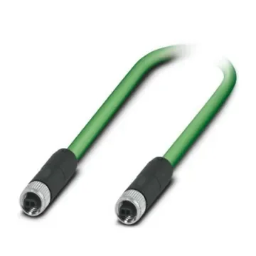 Phoenix ContactSPE, 2m, Green M8 to Female M8 Female, Shielded Shielded, Terminated Polyurethane Sheath - 1217320 product image
