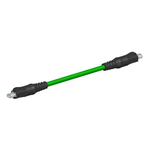 Molex220957, 1m, Green SPE to Male SPE Male, Shielded PUR Shielded, Terminated Polyurethane Sheath - 2209570104 product image