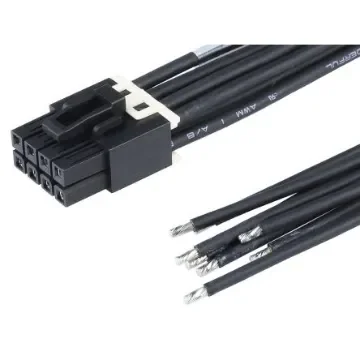 Molex 8 Way Female Crimped Terminal to 8 Way Male Pigtail Wire to Board Cable Assembly, 600mm - 2240861084 product image