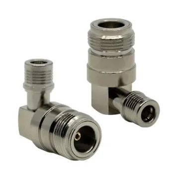 Siretta Straight Coaxial Adapter QMA Plug to N Jack Socket - ADAPT/QMAM/N-TYPEF/RA product image