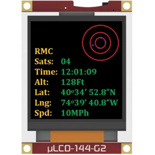 4D Systems uLCD-144-G2 TFT TFT LCD Display, 1.44in, 128 x 128pixels product image
