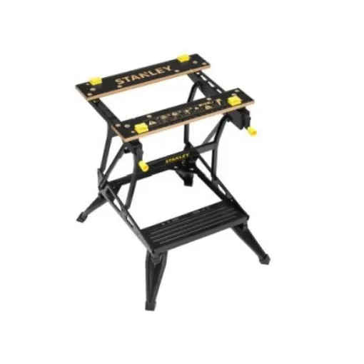 DeWALT STST83400-1 Portable Steel Workbench, 250kg Max Load, Adjustable Height, 505cm x 775cm x 50cm product image