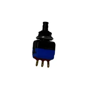 APEM 1300 Series Series Push Button Switch, On-(On), Panel Mount, 6.35mm Cutout, SPST, 30V dc - 13435AD2GK product image