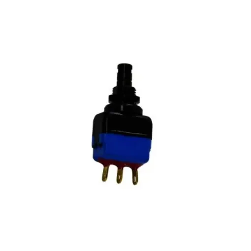 APEM 1300 Series Series Push Button Switch, On-(On), Panel Mount, 6.35mm Cutout, SPST, 30V dc - 13435AD2GX640 product image