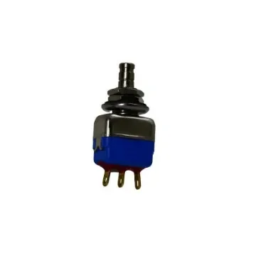 APEM 1300 Series Series Push Button Switch, On-(On), Panel Mount, 6.35mm Cutout, SPST, 30V dc - 13435AD2K product image