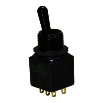 APEM Toggle Switch, Panel Mount, On-On, DPST, Solder Lug Terminal, 28V dc - 12146-12X778 product image