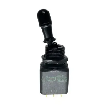 APEM Toggle Switch, Panel Mount, On-On, DPST, Solder Lug Terminal, 28V dc - 12146-2VX778 product image