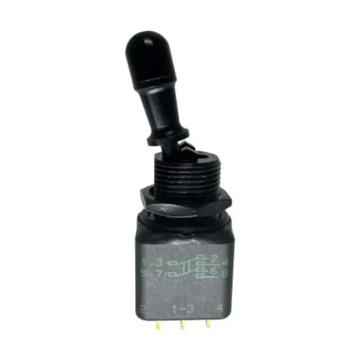 APEM Toggle Switch, Panel Mount, On-On, DPST, Solder Lug Terminal, 28V dc - 12146-2VX778 product image