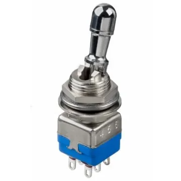 APEM Toggle Switch, Panel Mount, On-On, DPST, Solder Lug Terminal, 28V dc - 12146A-2V product image