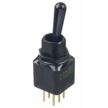 APEM Toggle Switch, Panel Mount, On-On, DPST, Solder Lug Terminal, 28V dc - 12246X778 product image