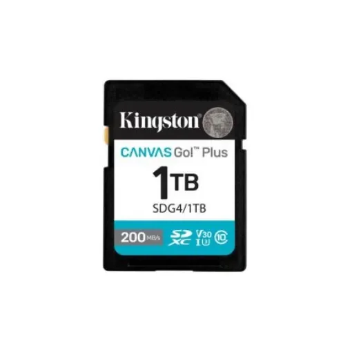 Kingston 1 TB SDXC SD Card, Class 10, U3, UHS-I, V30 - SDG4/1TB product image