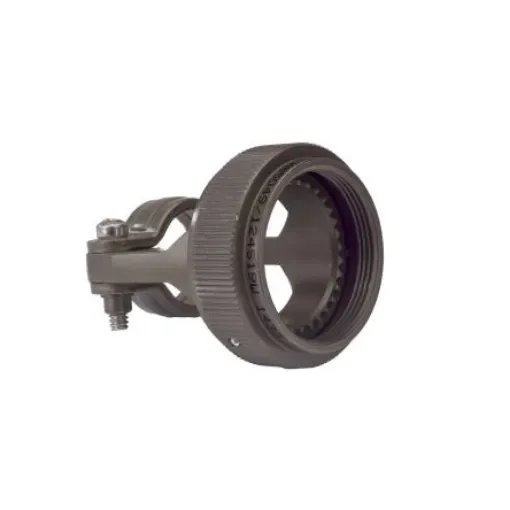 Amphenol India Dark Brown Strain Relief Clamp, Shell Size 11 for use with Connector - BS1SRL10999XZN product image