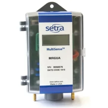 Setra MRGUP Series Pressure Sensor, 100Pa Min, 1000Pa Max, Voltage Output, Differential Reading product image