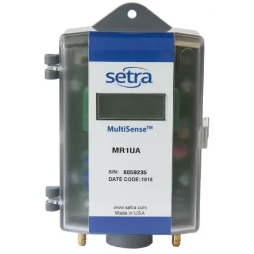 Setra MR1UA Series Pressure Sensor, 25Pa Min, 250Pa Max, Voltage Output, Differential Reading product image