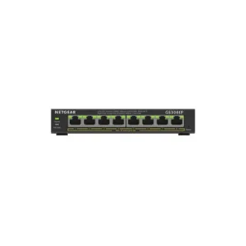 Netgear GS308EP-100UKS, Managed, Smart 8 Port Ethernet Switch With PoE product image