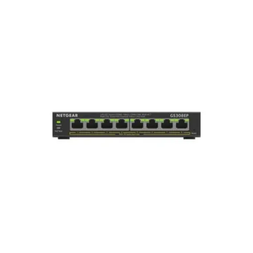 Netgear GS308EP-100UKS, Managed, Smart 8 Port Ethernet Switch With PoE product image