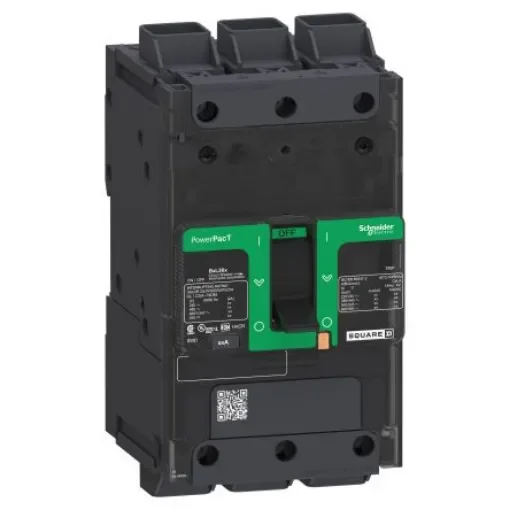 Schneider Electric, PowerPact Circuit breaker 3P 125A, Breaking Capacity 18 kA, Screw Mount - BGL36125LU product image