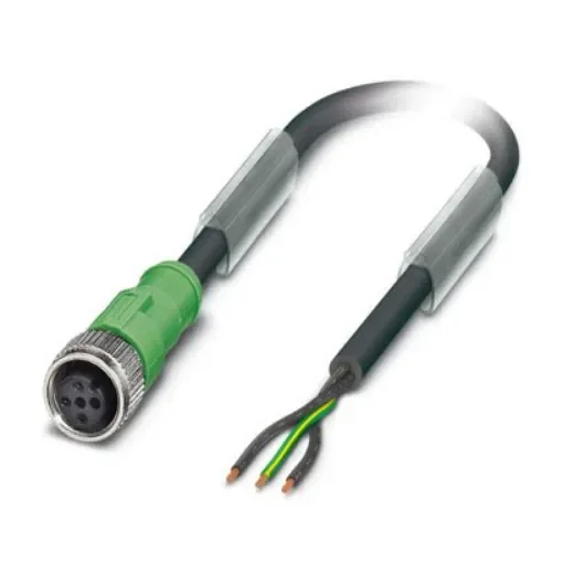 Phoenix Contact Straight Female 3 way M12 Sensor Actuator Cable, 10m - 1544879 product image