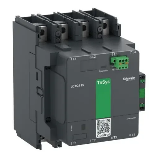TeSys LC1G Contactor, 460 V Coil, 4-Pole, 330 A, 7.8, NO/NC, 460 V - LC1G2254EHES207N product image