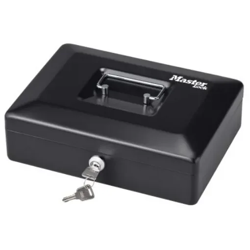 Black Cash Box, 25 cm x 25cm x 18.8 cm - CB-10ML product image