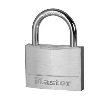Master Lock Padlock Weatherproof Aluminium Padlock, Keyed Alike, 7mm Shackle, 60mm Body - 9160EURD product image