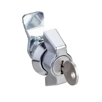 Schneider Electric Silver Steel, Zamak Lockable Handle, Key Unlock - NSYCL610CSX product image