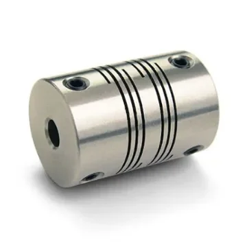 Ruland Beam Coupling, 25.4mm Outside Diameter, 7mm Bore, 38.1mm Length Flexible Beam Coupling - FSMR25-7-7-SS product image
