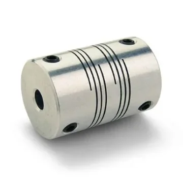 Ruland Beam Coupling, 19.1mm Outside Diameter, 6 mm, 7 mm Bore, 31.8mm Length Flexible Beam Coupling - FSMR19-7-6-A product image