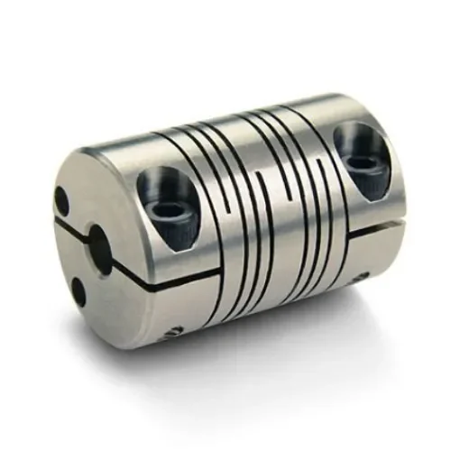 Ruland Beam Coupling, 38.1mm Outside Diameter, 13 mm, 17 mm Bore, 57.2mm Length Flexible Beam Coupling - FCMR38-17-13-SS product image