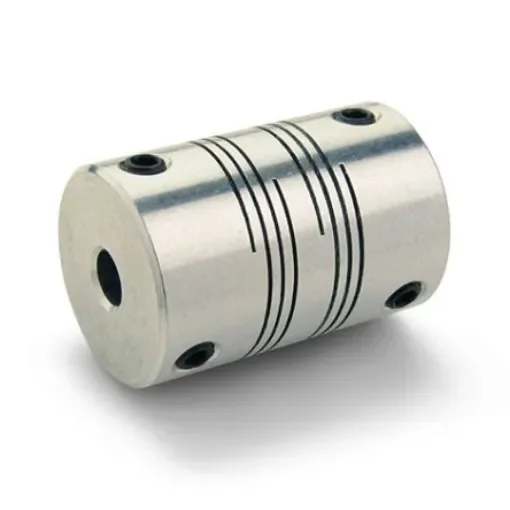 Ruland Beam Coupling, 38.1mm Outside Diameter, 12 mm, 20 mm Bore, 57.2mm Length Flexible Beam Coupling - FSMR38-20-12-A product image