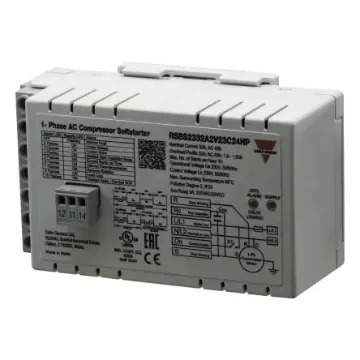 Carlo Gavazzi RSBS Soft Starter, , 4.4 kW, 230 V ac, 1 Phase, IP20 - RSBS2332A2V23C24HP product image