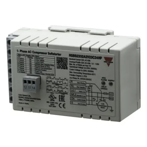 Carlo Gavazzi RSBS Soft Starter, , 4.4 kW, 230 V ac, 1 Phase, IP20 - RSBS2332A2V23C24HP product image