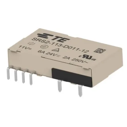 TE Connectivity PCB Mount Force Guided Relay, 20V dc Coil Voltage, 2 Pole, SPDT - 1-8588020-2 product image