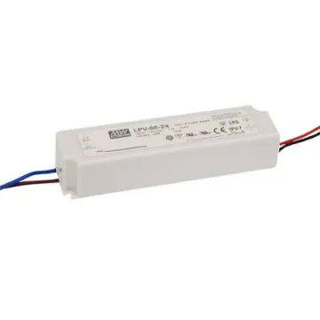 MEAN WELL LED Driver, 15V Output, 60W Output, 4A Output, Constant Voltage - LPV-60-15 product image