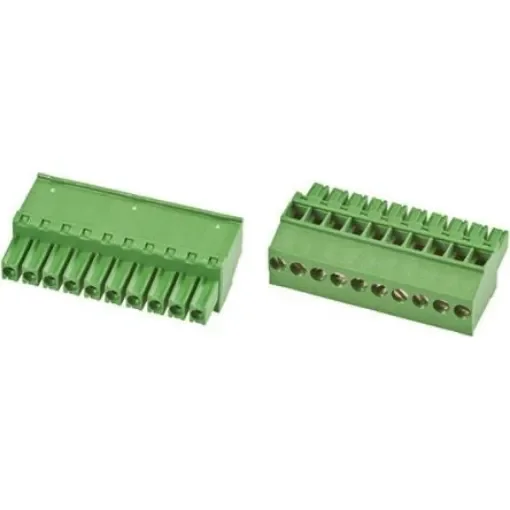 TE Connectivity, 3.5mm Pitch, 16 Way, Pluggable Terminal Block, Plug, Cable Mount, Screw Down Termination, 1-1986370-6 product image