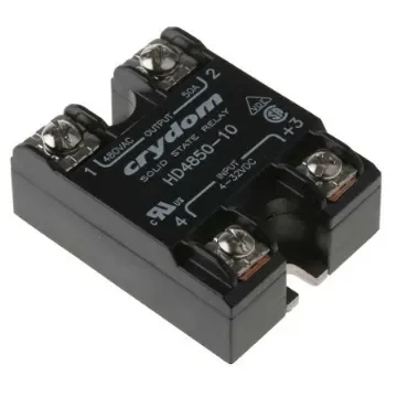 Sensata Crydom HA AND HD Series Solid State Relay, 50 A Load, Panel Mount, 530 V rms Load, 32 V dc Control - HD4850-10 product image