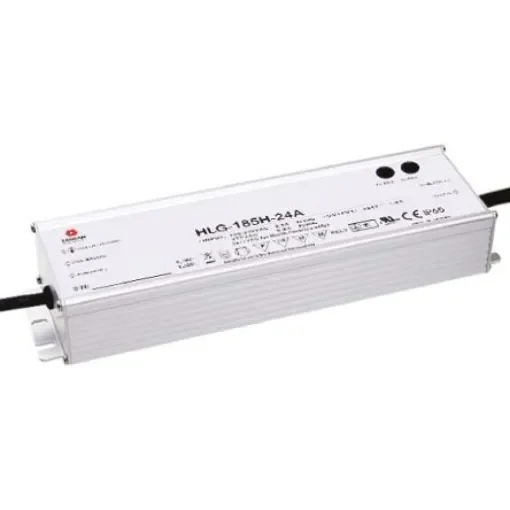MEAN WELL LED Driver, 36V Output, 187.2W Output, 5.2A Output, Constant Voltage Dimmable - HLG-185-36ARS product image