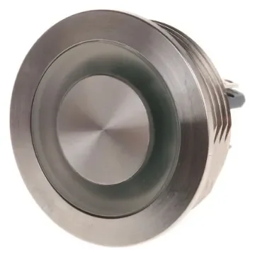 Schurter Illuminated Push Button Switch, Momentary, Panel Mount, 30mm Cutout, SPST, Blue LED, 250V ac, IP40 - 1241.6664.1124000 product image