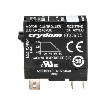 Sensata Crydom ED Series Solid State Relay, 5 A Load, DIN Rail Mount, 48 V dc Load, 15 V dc Control - ED06D5 product image