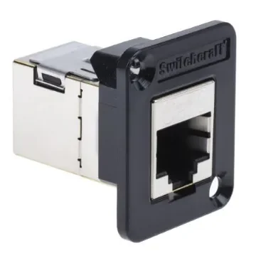 Switchcraft EH Series RJ45 Adapter, Cat6, Shielded - EHRJ45P6SRS product image