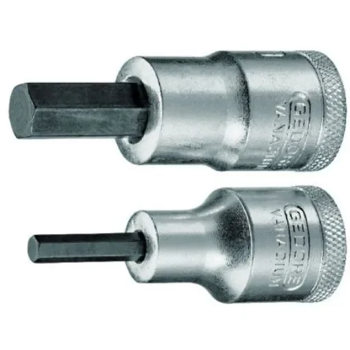 Gedore Hexagon Screwdriver Bit, 17 mm Tip, 1/2 in Drive, Hexagon Drive, 39.5 mm Overall - IN 19 17 product image