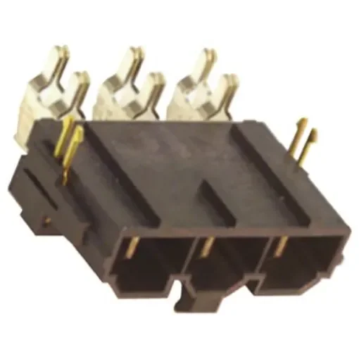 Molex Mini-Fit Sr. Series Right Angle Through Hole PCB Header, 6 Contact(s), 10.0mm Pitch, 1 Row(s), Shrouded - 42820-6213 product image
