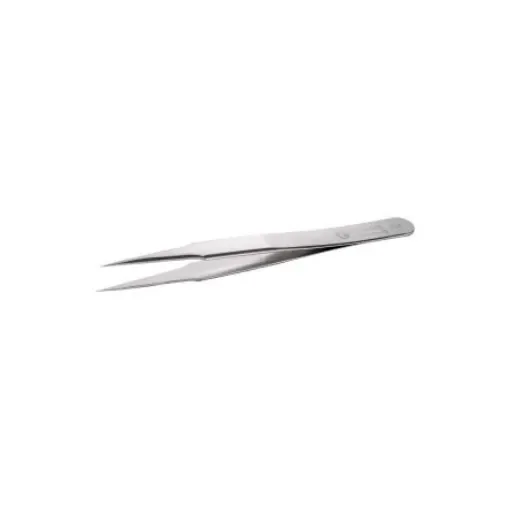 ideal-tek 120 mm, Stainless Steel, Sharp, Tweezers - 02.2.SA.1 product image