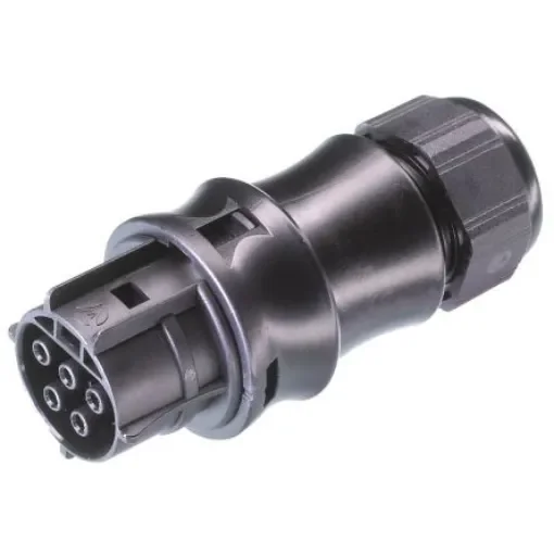 Wieland RST20i5 Series Circular Connector, 5-Pole, Female, Cable Mount, 20A, IP68 - 96.051.4153.1 product image