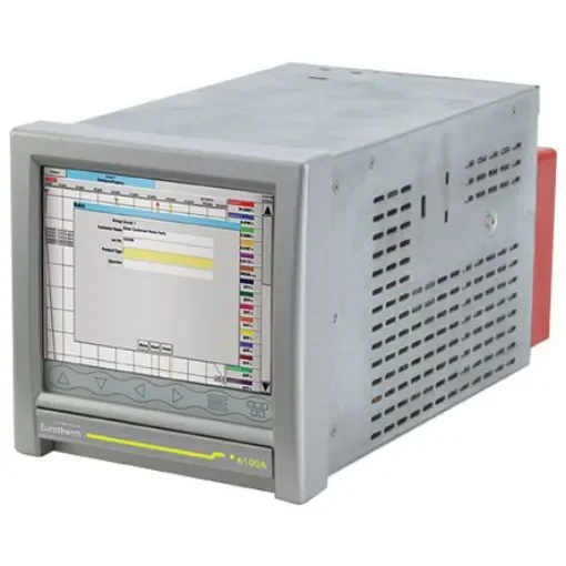 Eurotherm 6100A, 18 Input Channels, Paperless Chart Recorder Measures Current, Millivolt, Resistance, Voltage - 6100A/U18/PANEL/NOLCK/ALITE/06GROUP product image