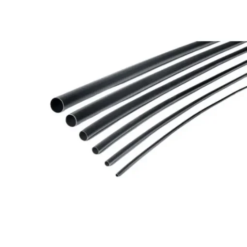 HellermannTyton Adhesive Lined Heat Shrink Tubing, Black 40mm Sleeve Dia. x 1.2m Length 3:1 Ratio, TA37 Series - 315-13007 TA37 40-13-PO-X-BK product image