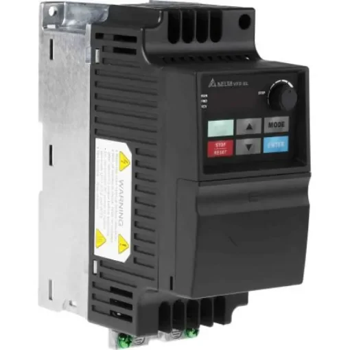 Delta Electronics Inverter Drive, 0.4 kW, 3 Phase, 400 V ac, 1.8 A, VFD-EL Series - VFD004EL43A product image