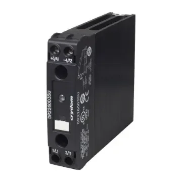Sensata Crydom Solid State Relay, 20 A Load, DIN Rail Mount, 600 V rms Load, 32 V dc Control - DR2260D20V product image