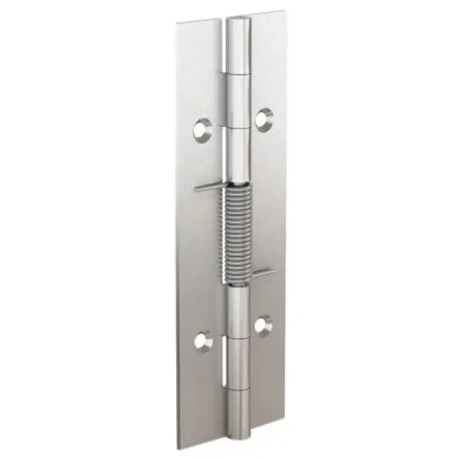 Pinet Steel Spring Hinge, Screw Fixing, 120mm x 40mm x 1.5mm - 71-1-3805 product image