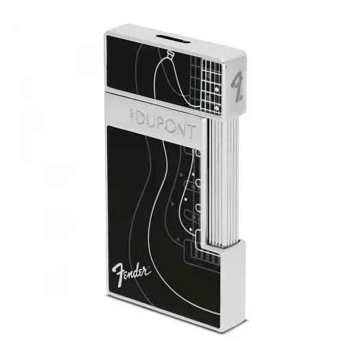 S.T. Dupont - Slimmy Fender Black and Chrome Lighter product image
